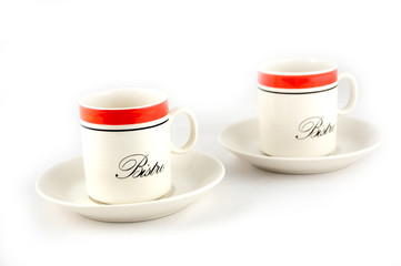 cup and saucer waiting to be filled