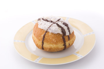 doughnut with coconut