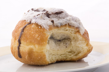 doughnut with coconut