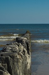 sea summer blue landscape from Baltic Sea Poland