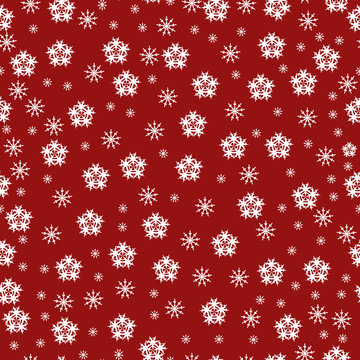 trendy vector seamless pattern winter design 