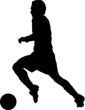 Sport silhouette - Soccer player