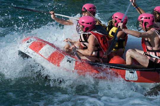Descente de rivi&egrave;re en rafting