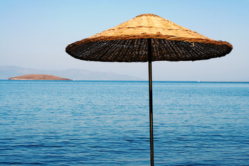 Sea view from beach in the morning