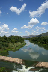 Fototapeta na wymiar Crocodile River, South Africa