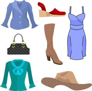 clothes and fashion accessories