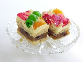 multicolour  various tasty cakes