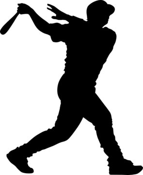 Sport silhouette - baseball player