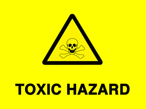 Toxic hazard sign
