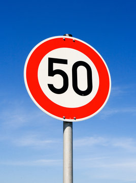 Tempo 50 - Geschwindigkeitsbegrenzung