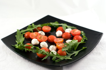 Salad Caprese (tomato and cheese)