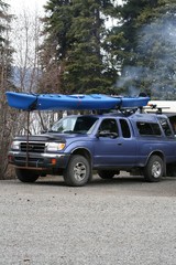 camping,kayak,trailer