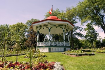 Pretty gazebo in the Public Gardens, Halifax, Nova Scotia