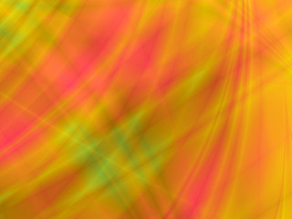 Fractal rendition of yellow curves back ground