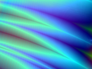 Fractal rendition of blue curves back ground