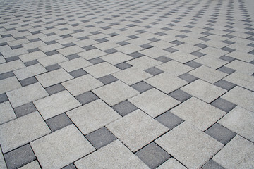 Paving slab perspective background