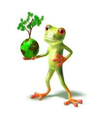 Grenouille pour l'écologie