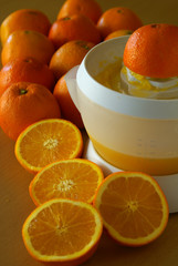 Making orange juice © Elzbieta Sekowska