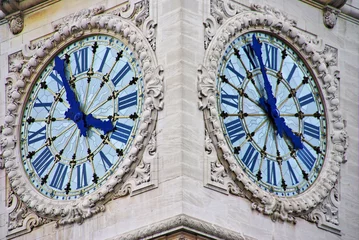 Zelfklevend Fotobehang Treinstation Paris, horloge de la gare de Lyon