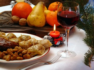 Obraz na płótnie Canvas Christmas supper
