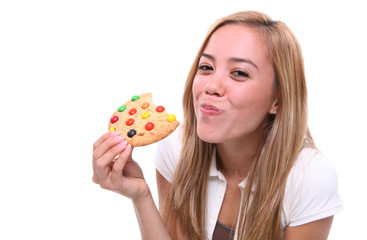 Girl Eating Cookie