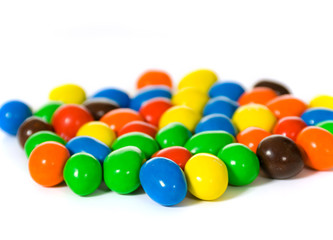 Colorful Candy on white background