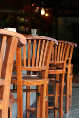 Fototapeta na wymiar Row of chairs