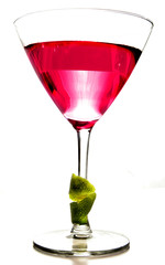 Pink Martini with lime
