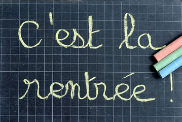 rentrée scolaire