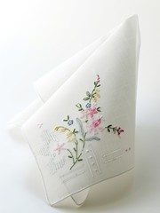 nice handkerchief with embroidery