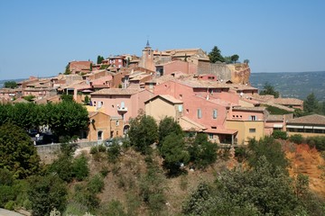 Fototapeta na wymiar Wsi Roussillon
