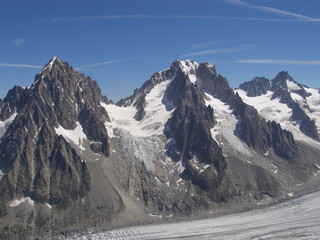aiguilles et glaciers
