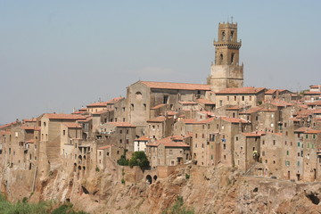Obraz premium Widok Pitigliano