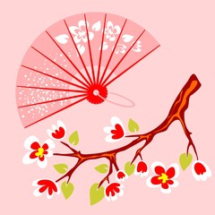 Fan and branch