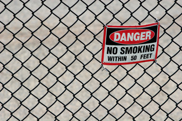 Danger No Smoking