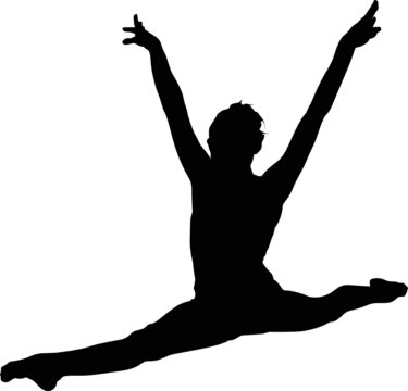 Sport silhouette - Gymnast