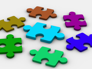 Obraz premium puzzle.