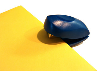 stapler on a envelope
