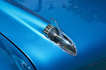 Blue Custom Car Detail