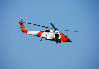Coast Guard rescue helicopter