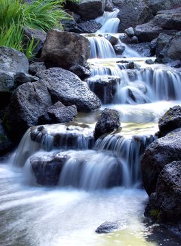 Misty waterfall