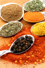 black pepper and six spices