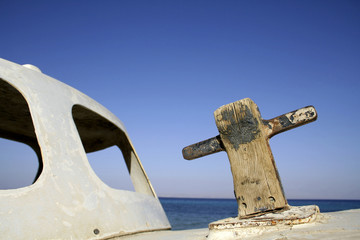 Fototapeta premium boat, red sea, sinai, egypt