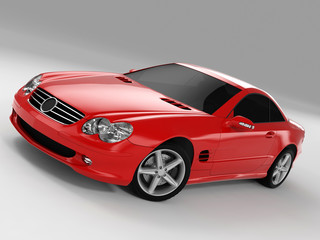 Obraz na płótnie Canvas red sports car