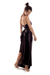 Naklejka premium Posing girl