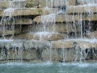 Manmade Waterfall