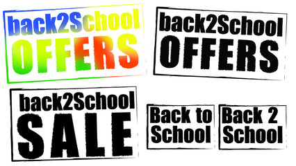 back 2 school stamp