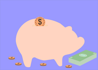illustration ot a Piggy bank