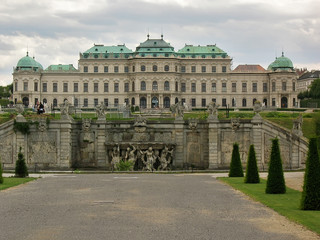 Fototapeta premium Belvedere palace in vienna