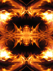 Fire fractal